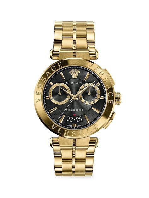 versace aion chronograph bracelet watch|Versace watch costco.